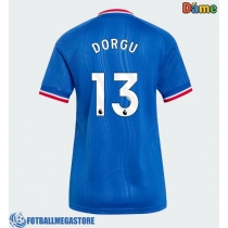 Fotballdrakt Dame Manchester United Patrick Dorgu #13 Bortedrakt 2026-27 Kortermet